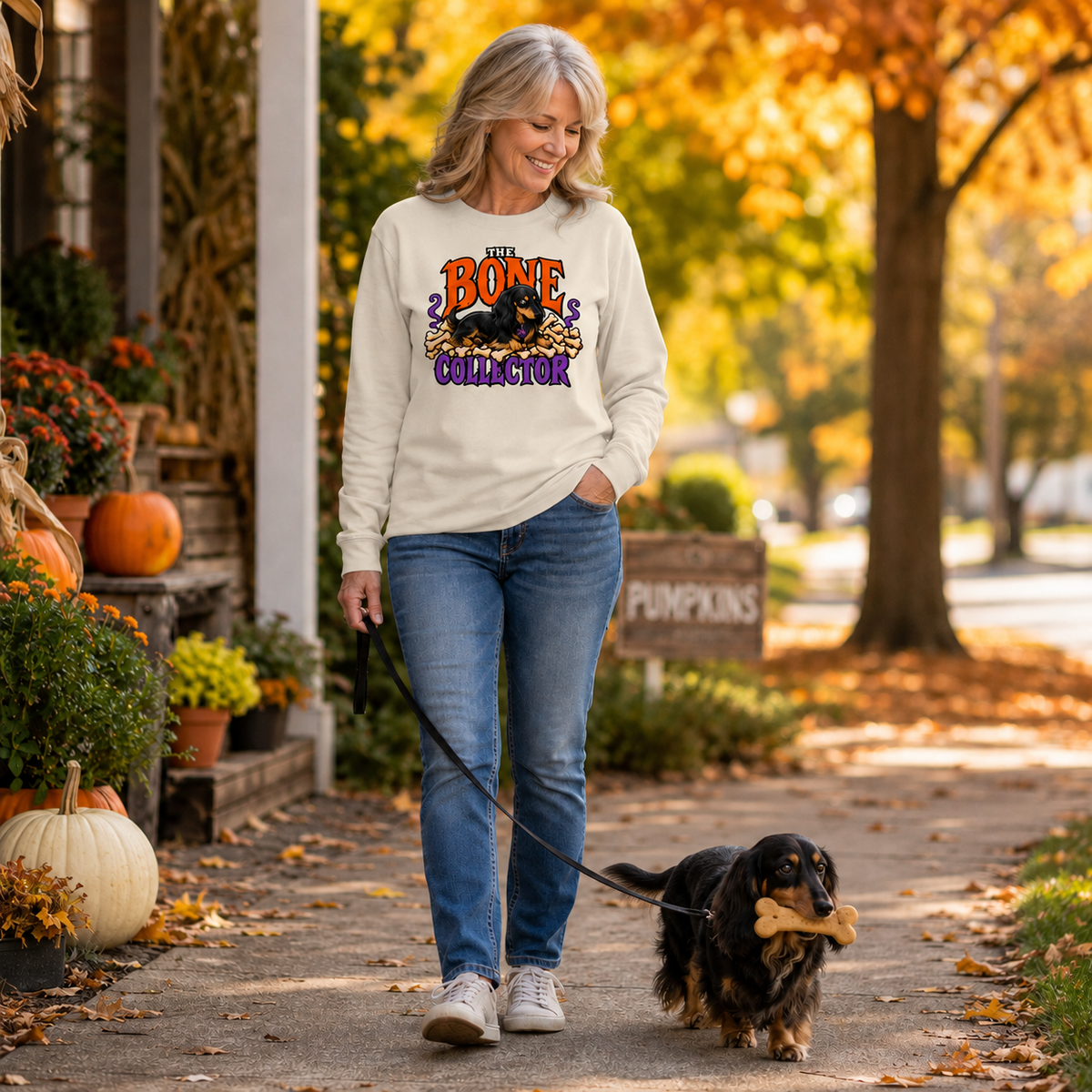 The Bone Collector (Longhair) Unisex Long-Sleeve Shirt
