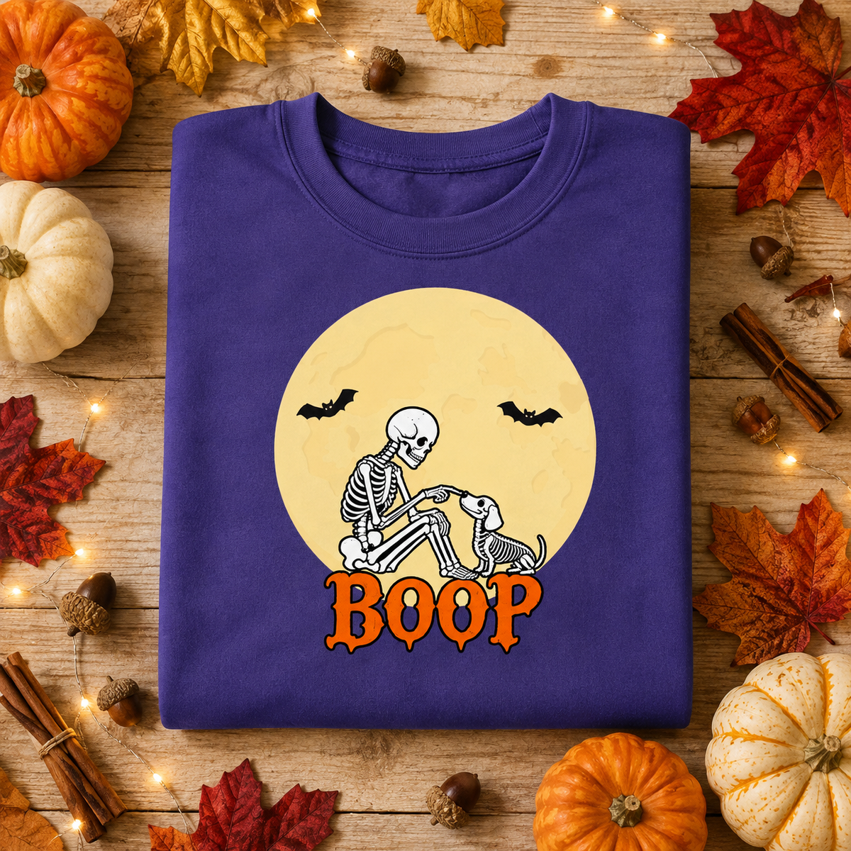 Boop! Skeletons Long-Sleeve Unisex T-Shirt