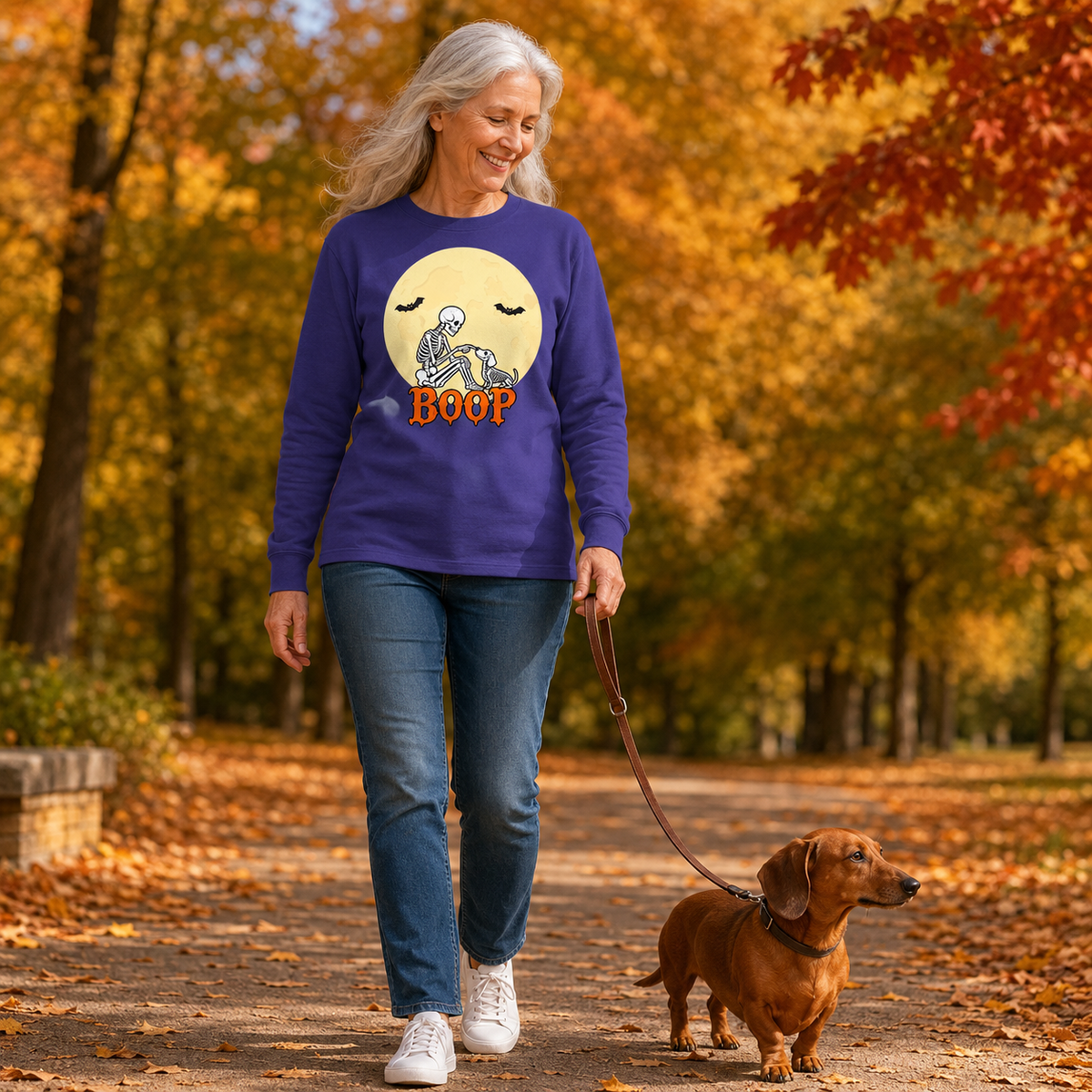 Boop! Skeletons Long-Sleeve Unisex T-Shirt