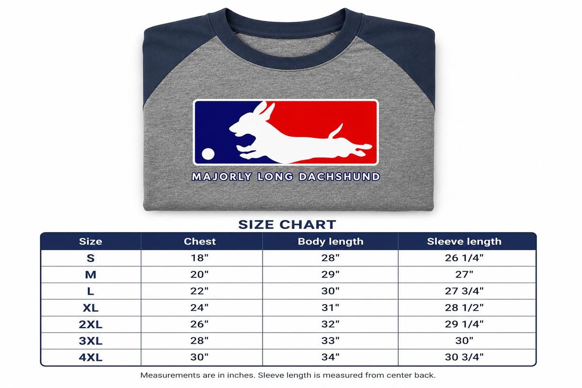Majorly Long Dachshund Baseball Jersey