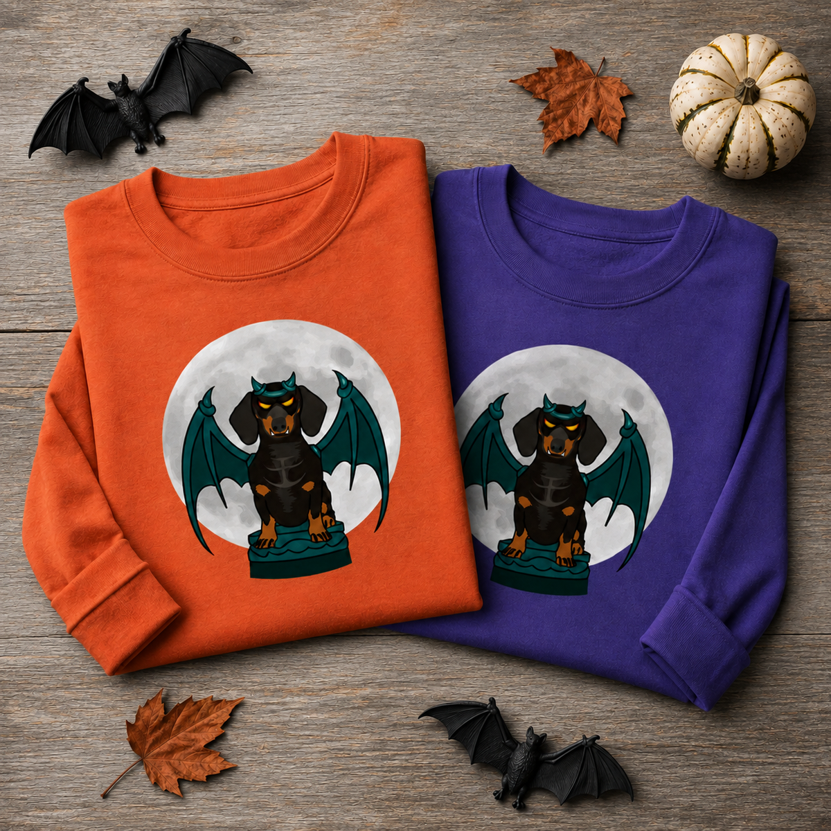 Gargoyle Dachshund Unisex Long-Sleeve T-Shirt