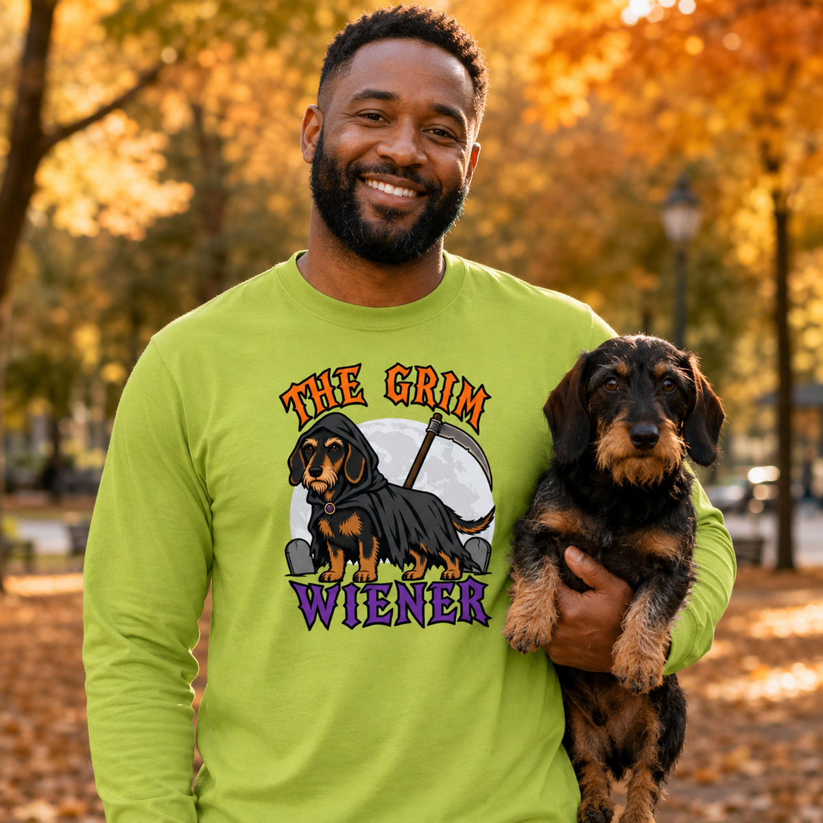 The Grim Wiener Unisex Long-Sleeve T-Shirt