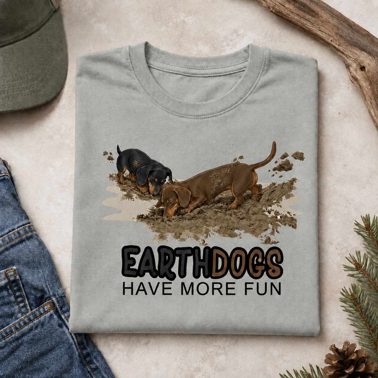 Earthdogs Have More Fun Unisex T-Shirt