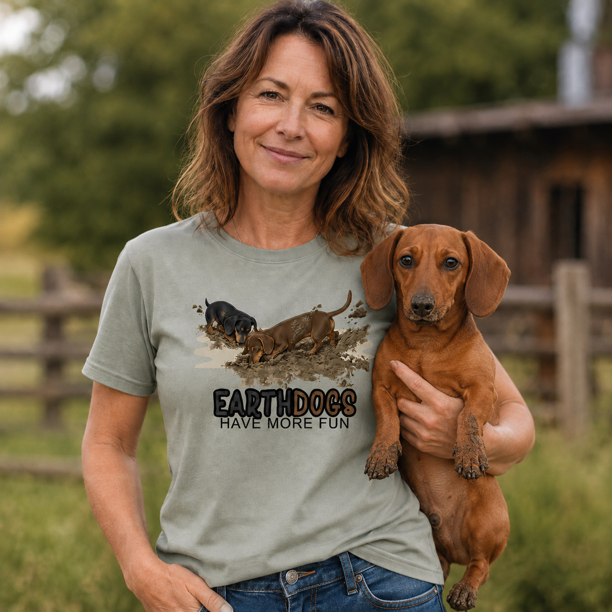 Earthdogs Have More Fun Unisex T-Shirt
